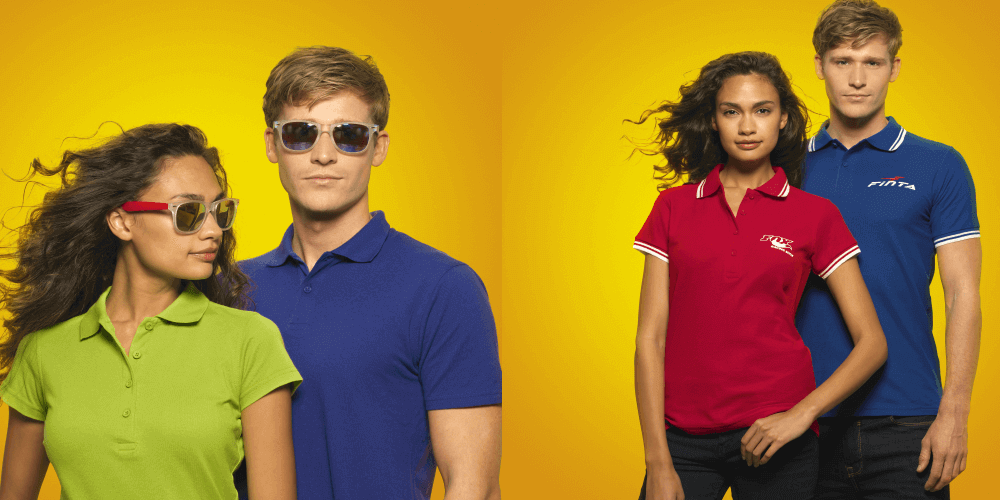 Poloshirts gnstig mit Druck